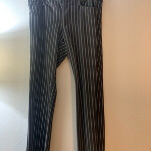 Studio by Torrid Dark Gray Pin-Striped Pants, Size 14 Tall